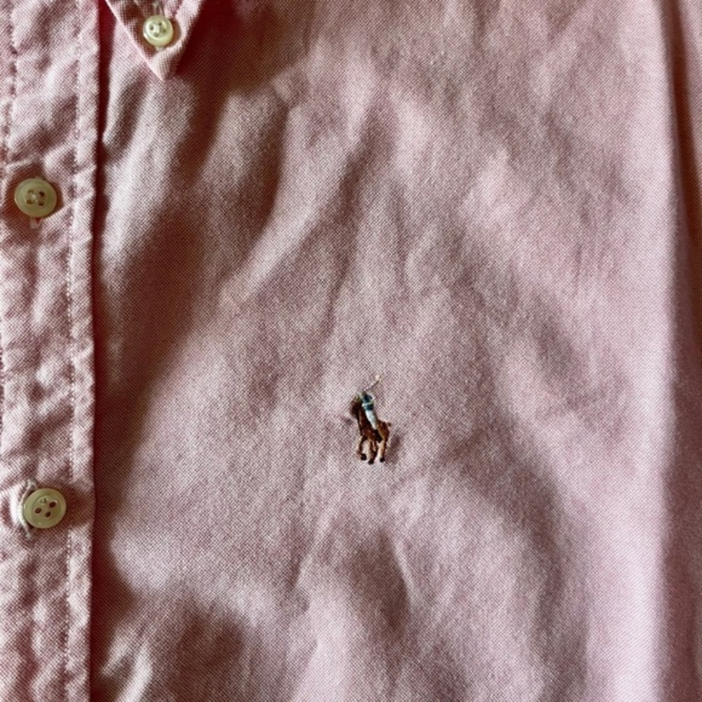 Ralph Lauren Pink Casual Button Down Shirt